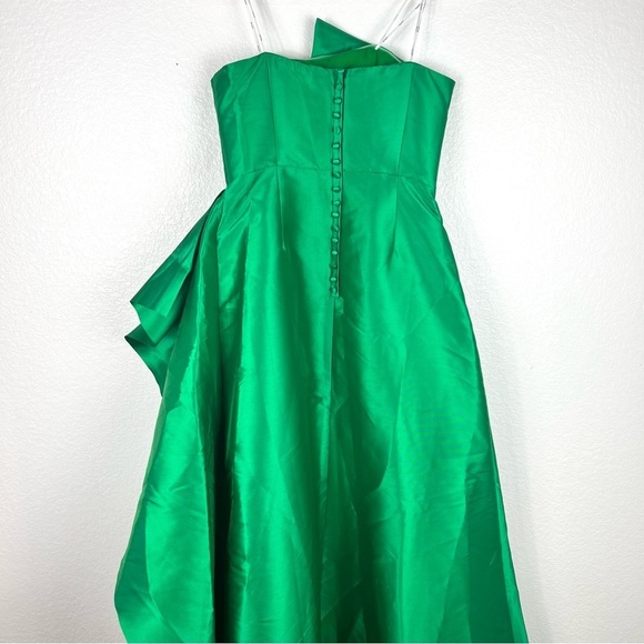 Elliatt White and Green Strapless Prom Dress - Picture 7 of 9